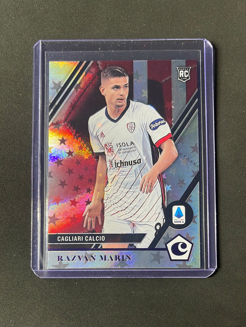 2020-21 Panini Chronicles Razvan Marin Chronicles Serie A Purple Astro