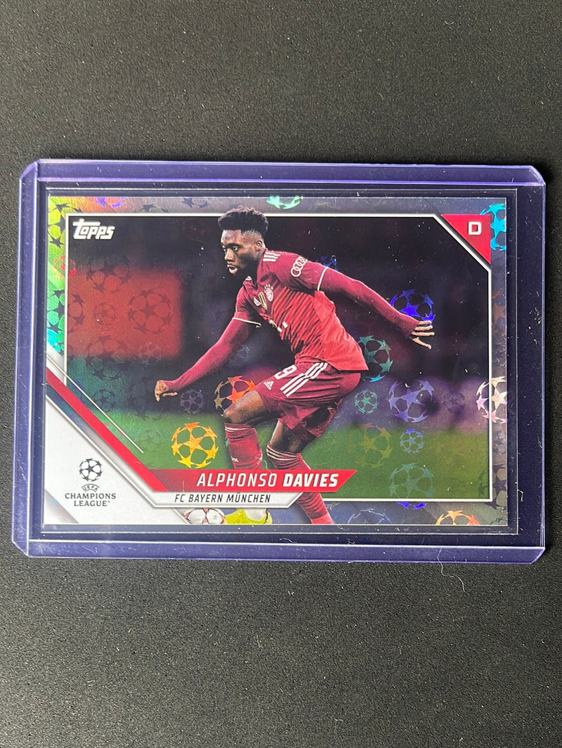 2021-22 Topps UEFA Champions League Alphonso Davies Starball