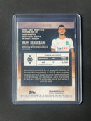 2021-22 Topps Bundesliga Stadium Club Chrome Ramy Bensebaini Aqua/Green Electric 165/175