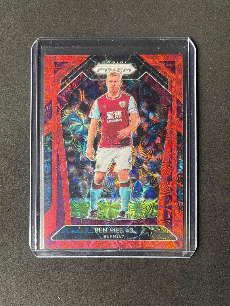 2020-21 Panini Prizm Premier League Ben Mee Red Choice Prizm 6/29