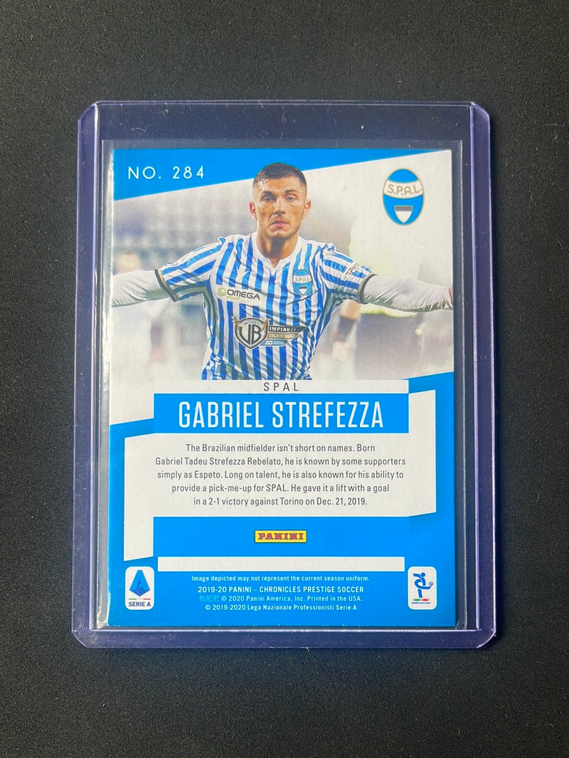 2019-20 Panini Chronicles Gabriel Strefezza Prestige XTRA Points Red