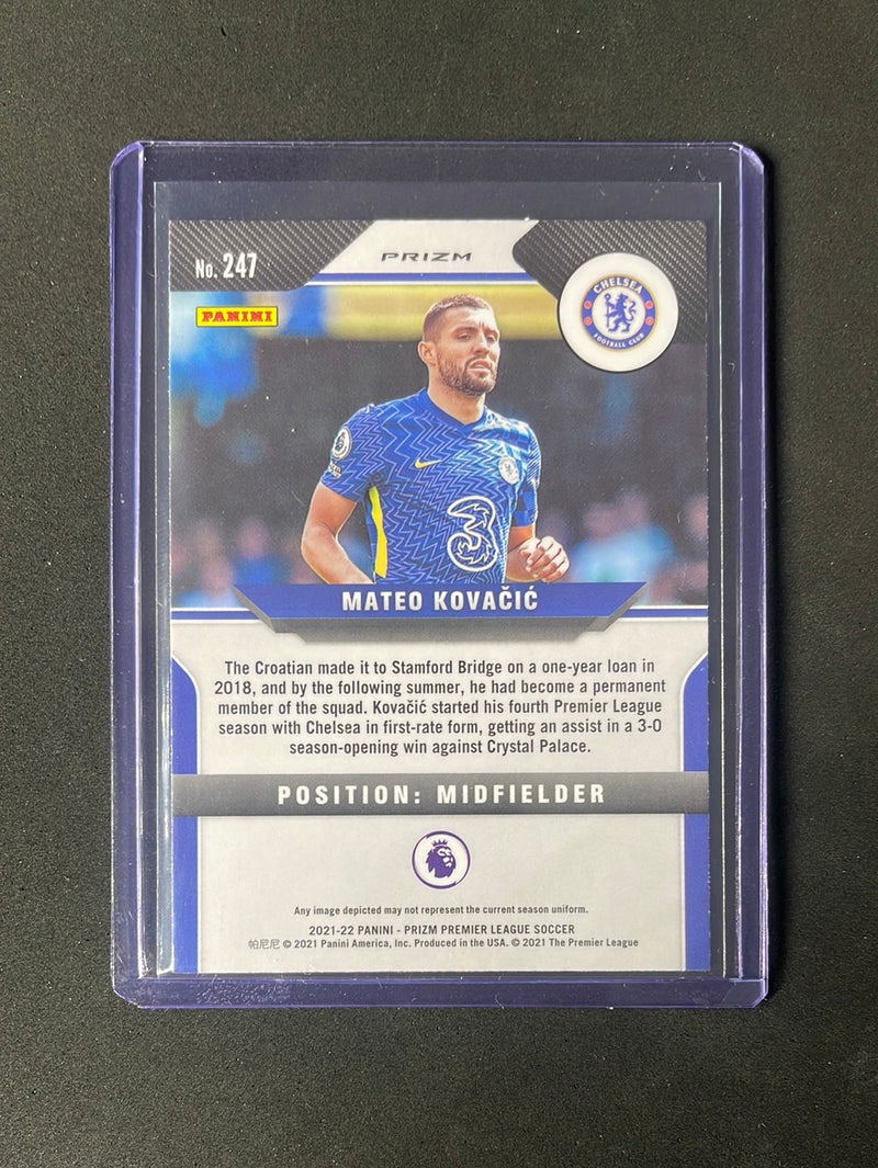 2021-22 Panini Prizm Premier League Mateo Kovacic Multicolor