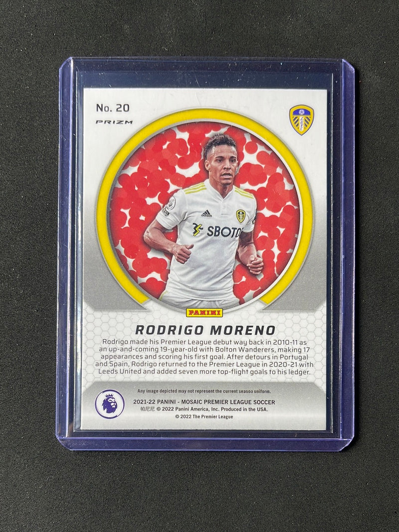 2021-22 Panini Mosaic EPL Rodrigo Moreno Men Of Mastery