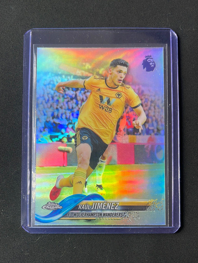 2018-19 Topps Chrome Premier League Raul Jimenez Refractor