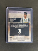 2020-21 Topps Stadium Club UEFA Champions League Marley Ake Gold Autograph 5/50