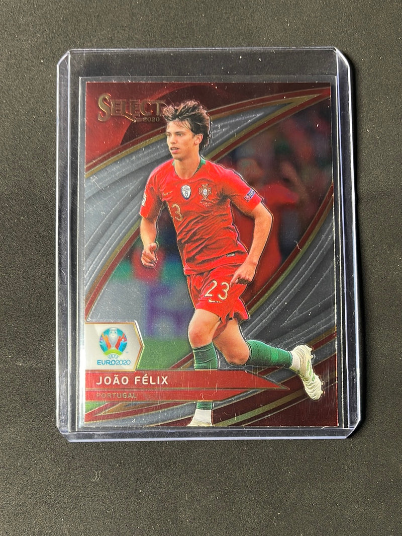 2020 Panini Select UEFA Euro Soccer Joao Felix Field Level