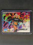 2020 Topps Chrome WWE Carmella X-Fractor