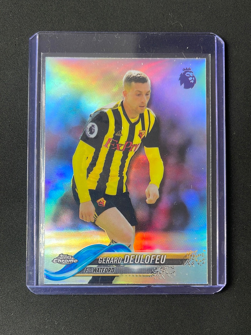 2018-19 Topps Chrome Premier League Gerard Deulofeu Refractor