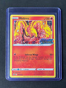 Pokemon TCG Sword & Shield Black Star Promo Moltres Prerelease SWSH185
