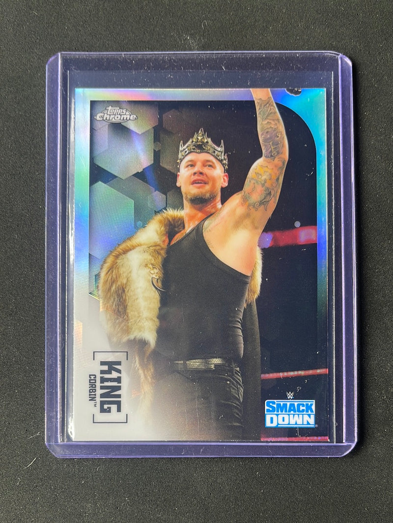 2020 Topps Chrome WWE King Corbin Refractor