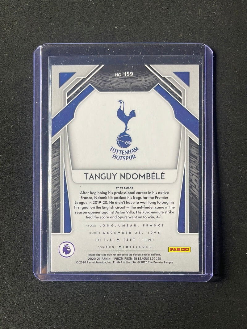 2020-21 Panini Prizm Premier League Tanguy Ndombele Hyper Prizm