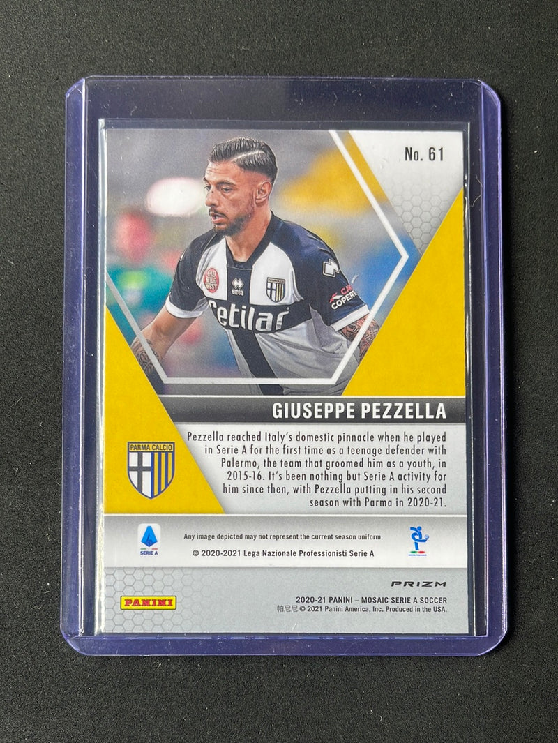 2020-21 Panini Mosaic Serie A Giuseppe Pezzella Red