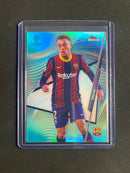 2020-21 Topps Finest UEFA Champions League Sergino Dest Aqua Refractor 4/75