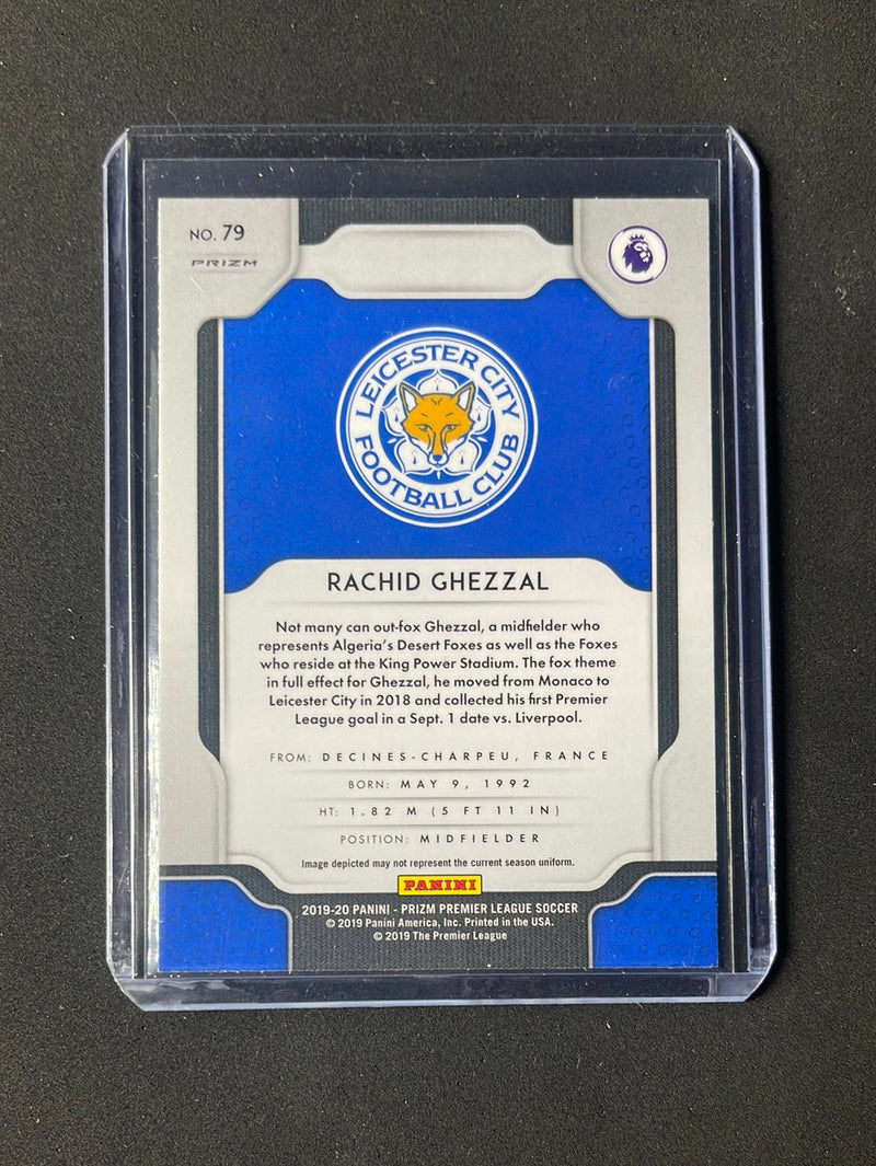 2019-20 Panini Prizm Premier League Rachid Ghezzal Silver Prizm