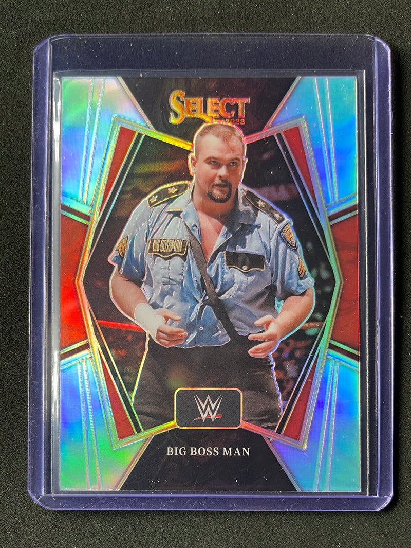 2022 Panini Select WWE Big Boss Man Premier Level Silver Prizm