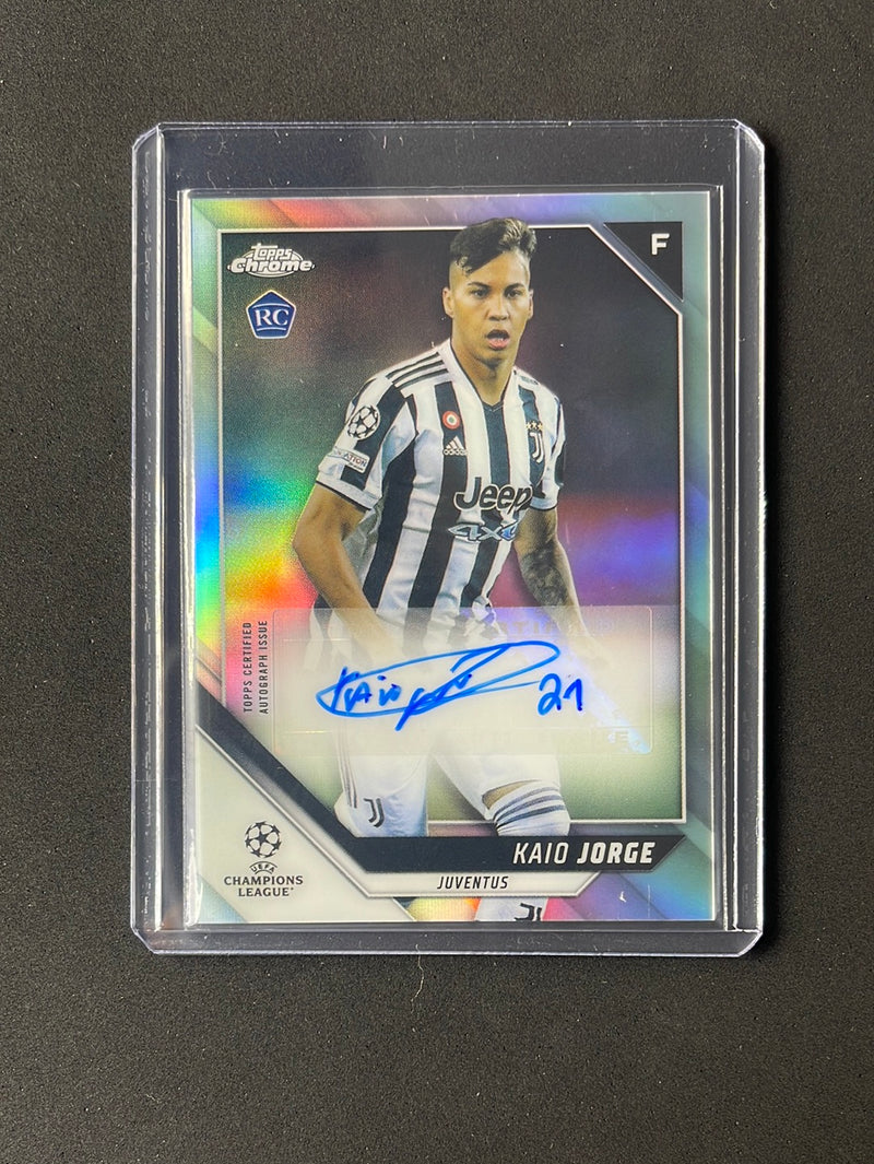 2021-22 Topps Chrome UEFA Champions League Kaio Jorge Autograph