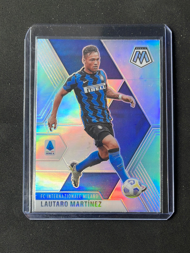 2020-21 Panini Mosaic Serie A Lautaro Martinez Silver