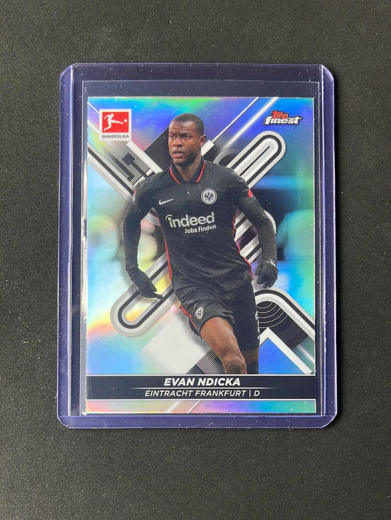 2021-22 Topps Finest Bundesliga Evan Ndicka Refractor