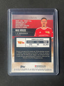 2021-22 Topps Bundesliga Stadium Club Chrome Max Kruse Aqua/Green Electric 125/175