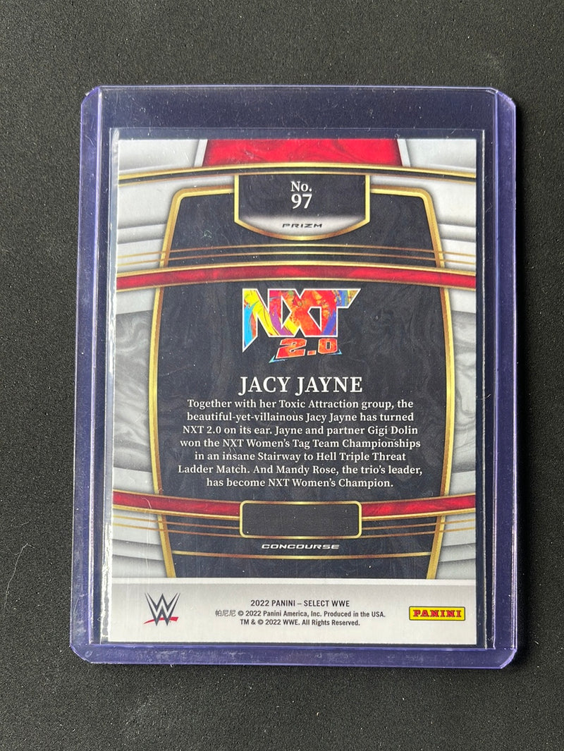 2022 Panini Select WWE Jacy Jayne Concourse Silver