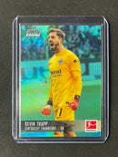 2021-22 Topps Bundesliga Stadium Club Chrome Kevin Trapp Aqua Refractor 66/199