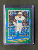 2020 Panini Optic Football Kenneth Murray Green Velocity