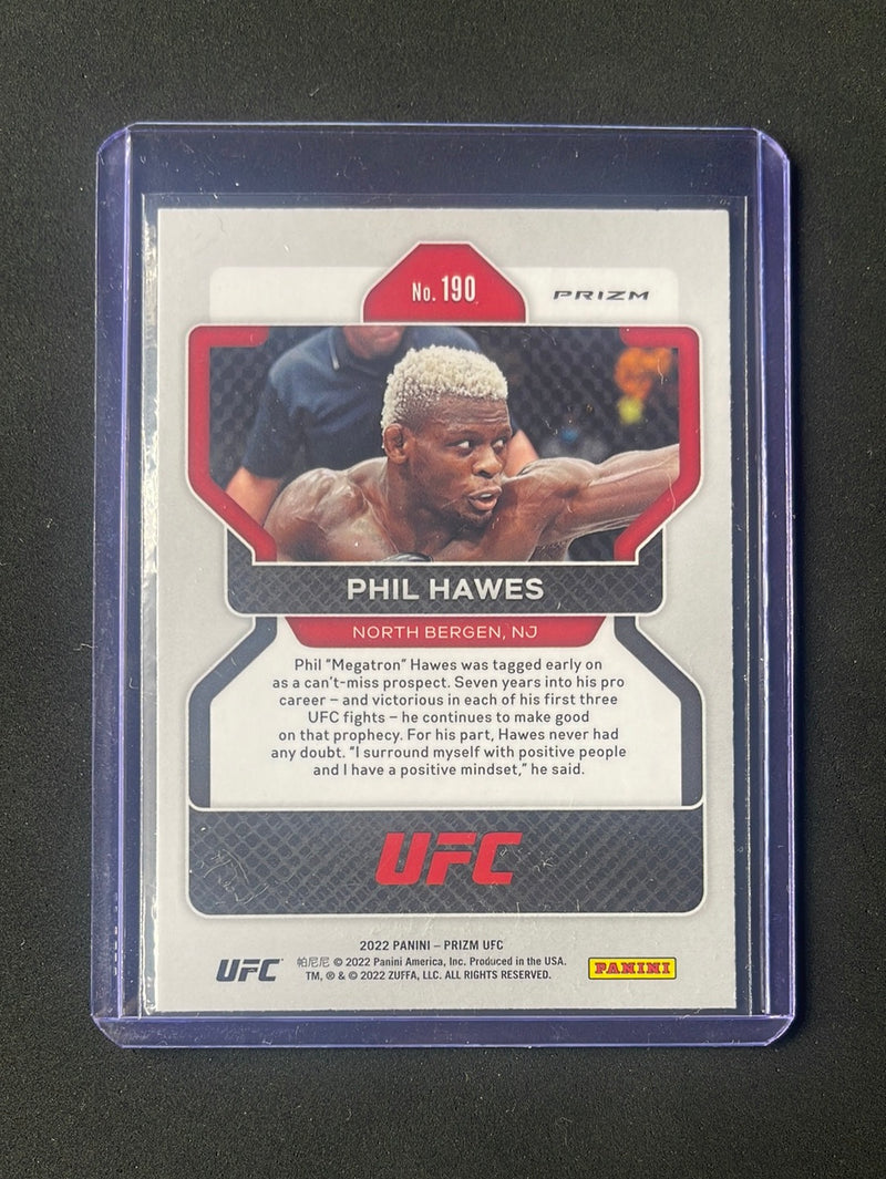 2022 Panini Prizm UFC Phil Hawes Silver