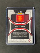 2022 Panini Prizm FIFA World Cup Qatar Unai Simon Blue Prizm 112/299