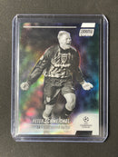 2021-22 Topps Stadium Club Chrome UEFA Champions League Peter Schmeichel Black & White Refractor 57/299