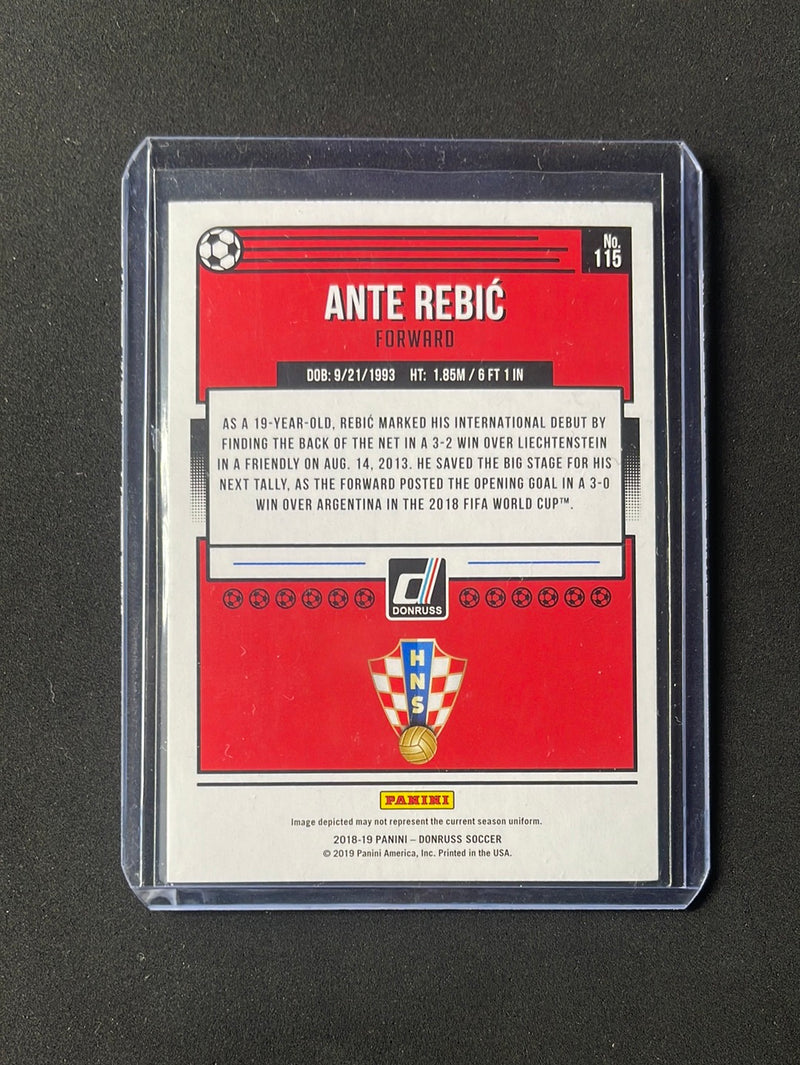 2018-19 Panini Donruss Ante Rebic Press Proof Red