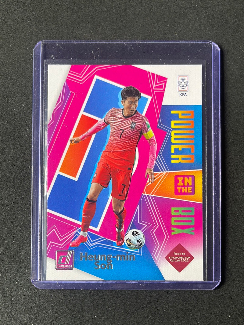 2021-22 Panini Donruss Road To Qatar Heung-Min Son Power In The Box