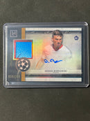2020-21 Topps Museum Collection UEFA Champions League Soccer Dennis Borkowski Museum Autographs 32/250