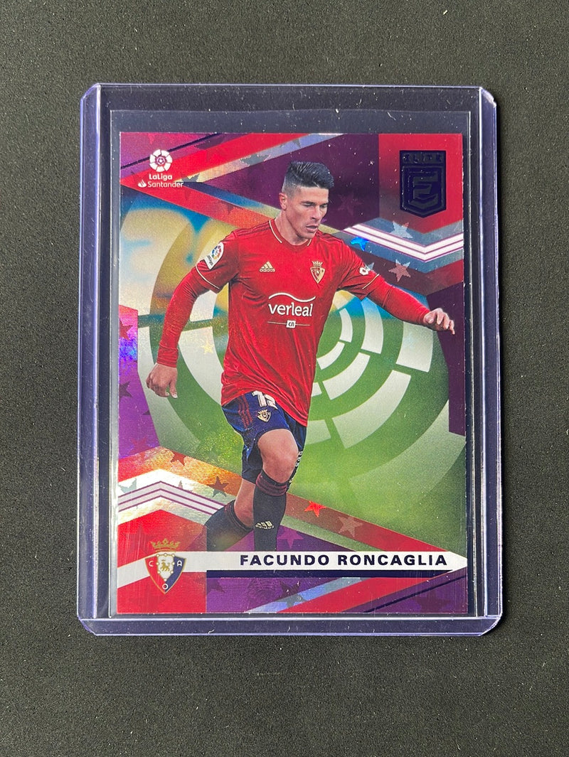 2020-21 Panini Chronicles Facundo Roncaglia Elite La Liga Purple Astro