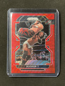2022 Prizm WWE Booker T Ruby Wave Prizm