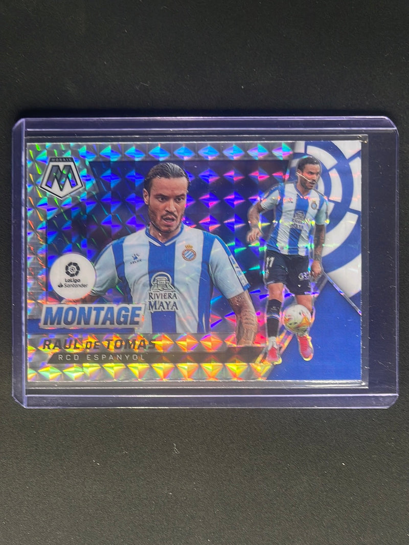 2021-22 Panini Mosaic La Liga Raul De Tomas Montage Mosaic