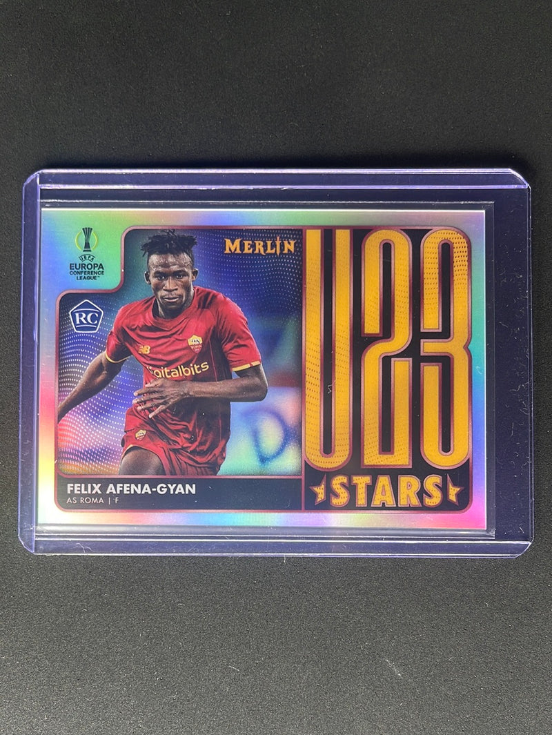 2021-22 Topps Merlin Chrome UEFA Champions League Felix Afena-Gyan U23 Stars