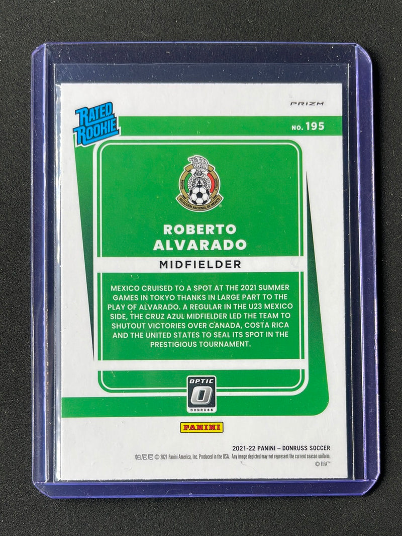 2021-22 Panini Donruss Road To Qatar Roberto Alvarado Optic Silver