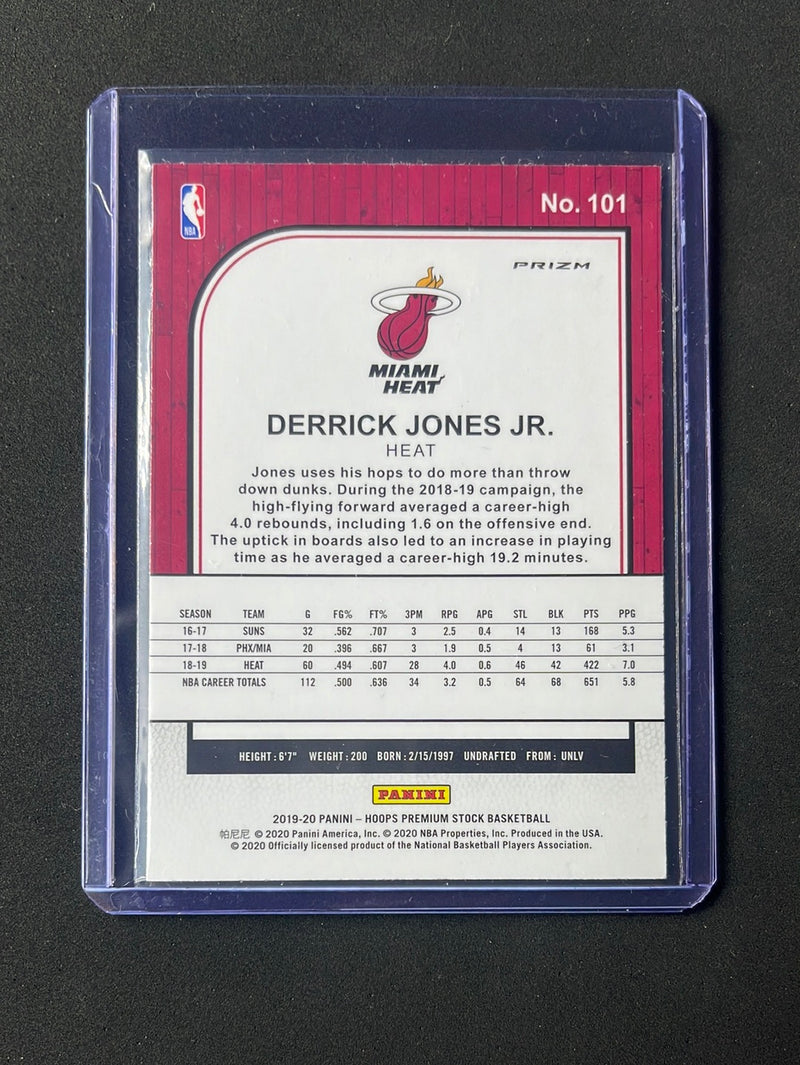 2019-20 Hoops Premium Derrick Jones JR. Flash