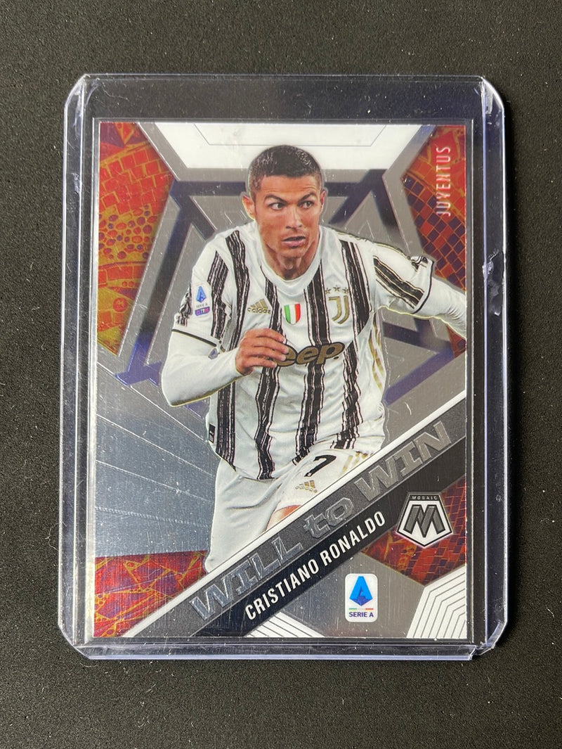 2020-21 Panini Mosaic Serie A Cristiano Ronaldo Will To Win