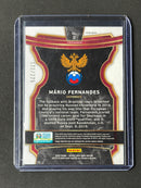2020 Panini Select UEFA Euro Soccer Mario Fernandes Terrace Blue Prizm 121/225