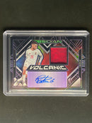 2021-22 Panini Obsidian Pedri Volcanic Material Signatures Purple 40/75