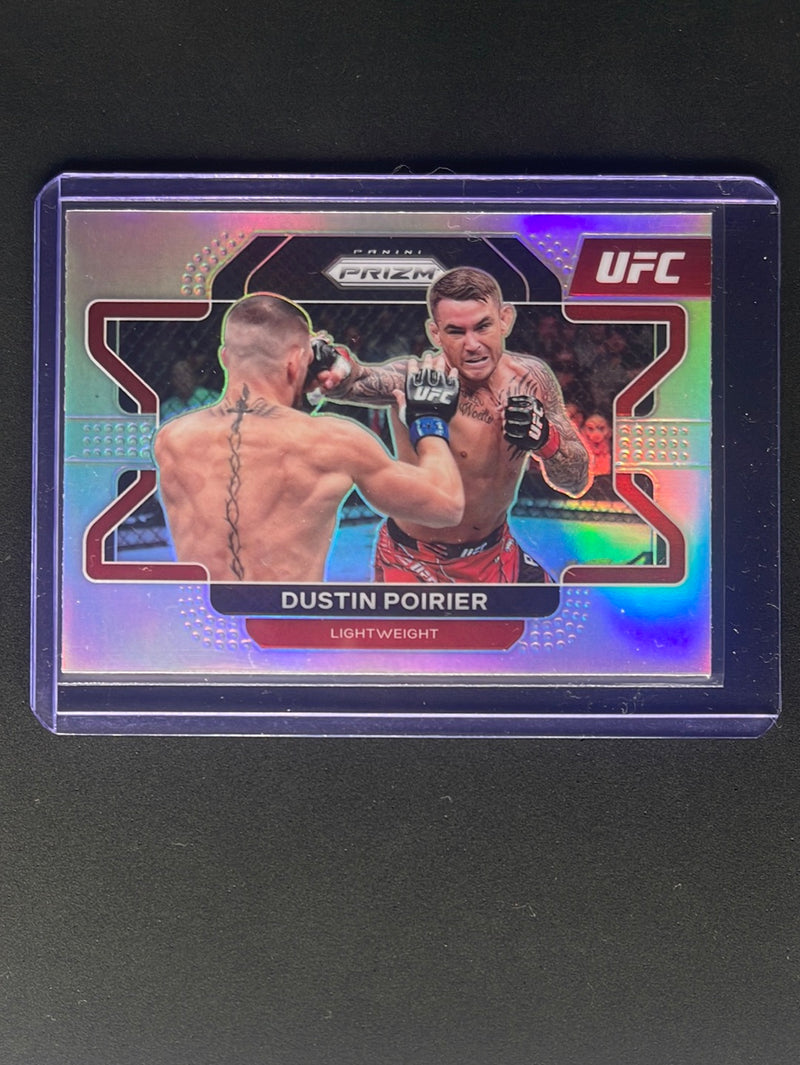 2022 Panini Prizm UFC Dustin Poirier Silver