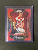 2022 Panini Prizm FIFA World Cup Qatar Mario Pasalic Red Mojo Prizm 83/99