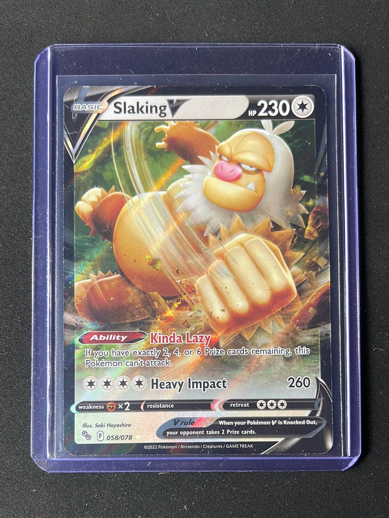 Pokemon TCG Pokemon GO Slaking V 058/078