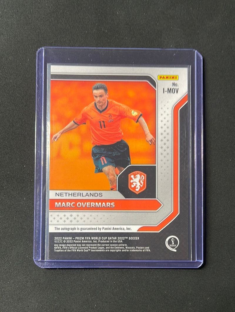 2022 Panini Prizm FIFA World Cup Qatar Marc Overmars International Ink