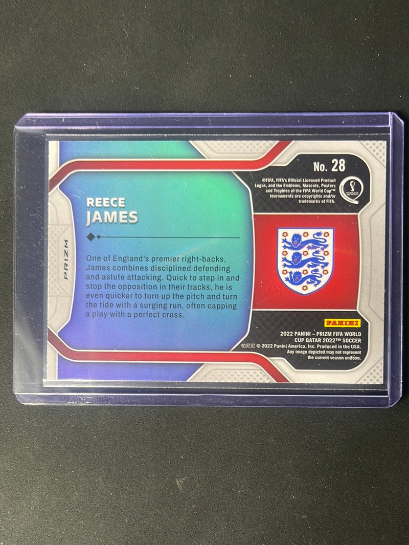 2022 Panini Prizm FIFA World Cup Qatar Reece James New Era Silver Prizm