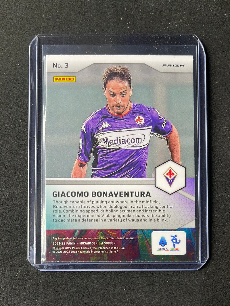 2021-22 Panini Mosaic Serie A Giacomo Bonaventura Pitch Masters Mosaic