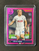 2021-22 Topps Merlin Chrome UEFA Champions League Oliver Skipp Pink Mojo Refractor 175/275