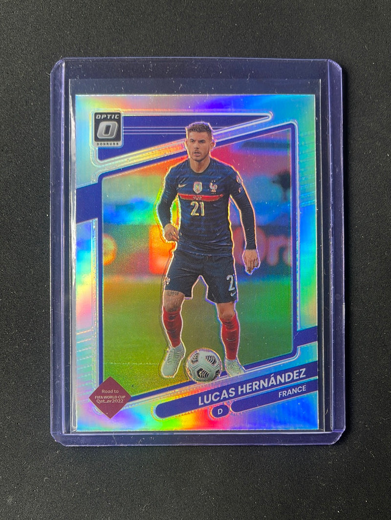 2021-22 Panini Donruss Road To Qatar Lucas Hernandez Optic Silver