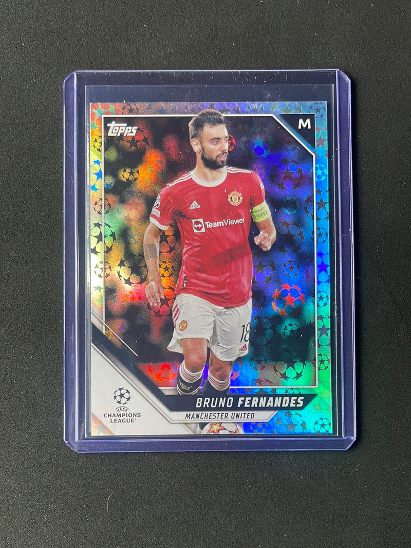 2021-22 Topps UEFA Champions League Bruno Fernandes Starball